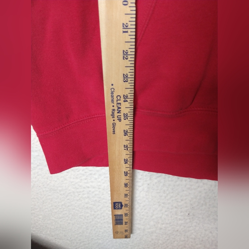Texas Rangers 2010 World Series Sweat Shirt Red 2 XL Baseball Big Cotton - Picture 8 of 10
